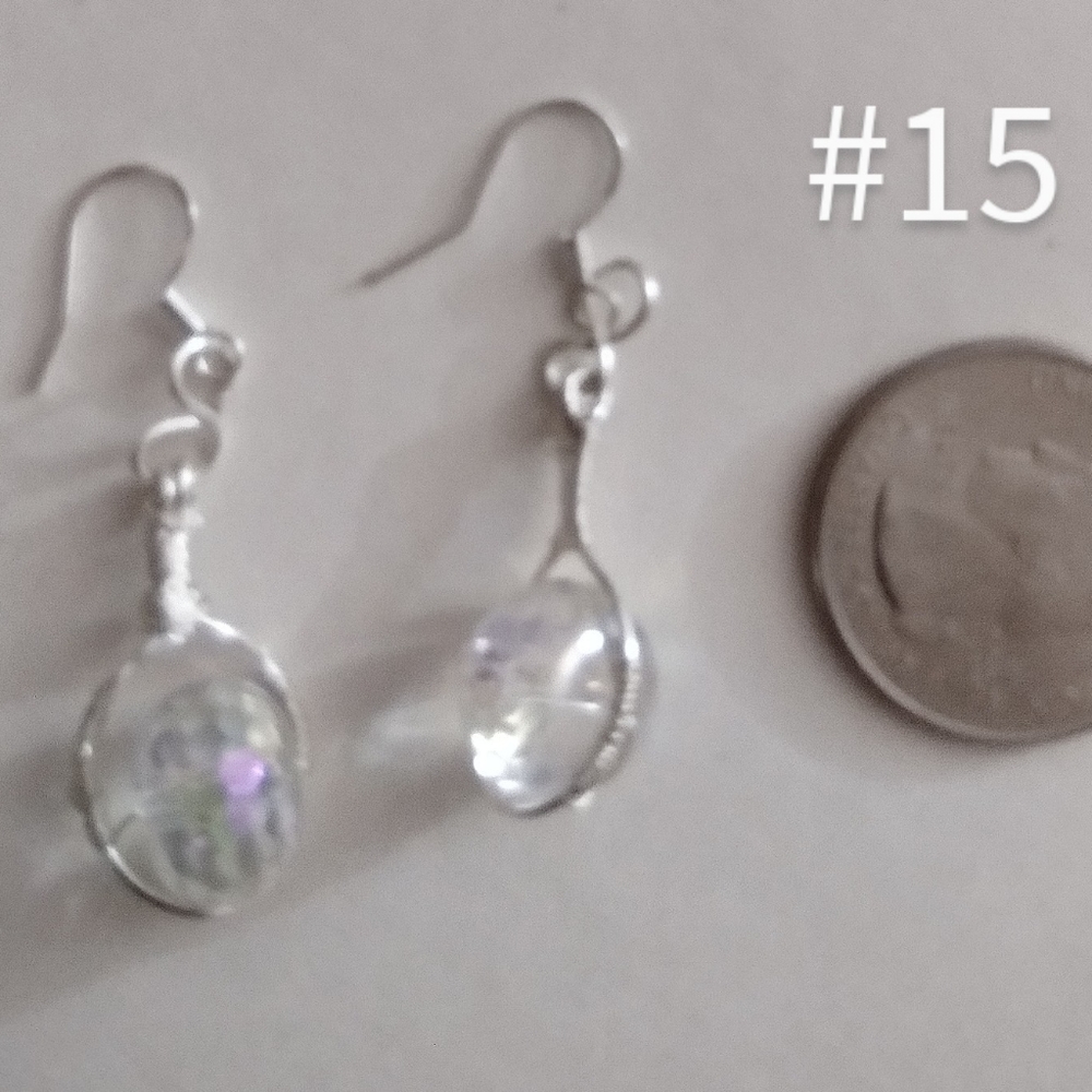 Beautiful AB crystal earrings